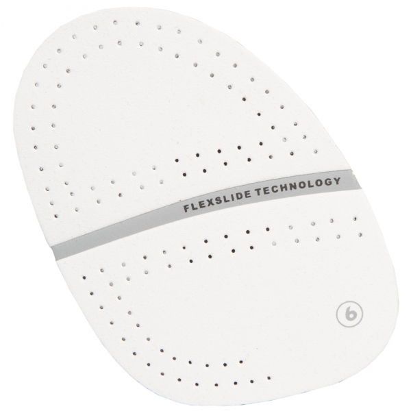 #6 Perforated White Microfiber Slide Pad